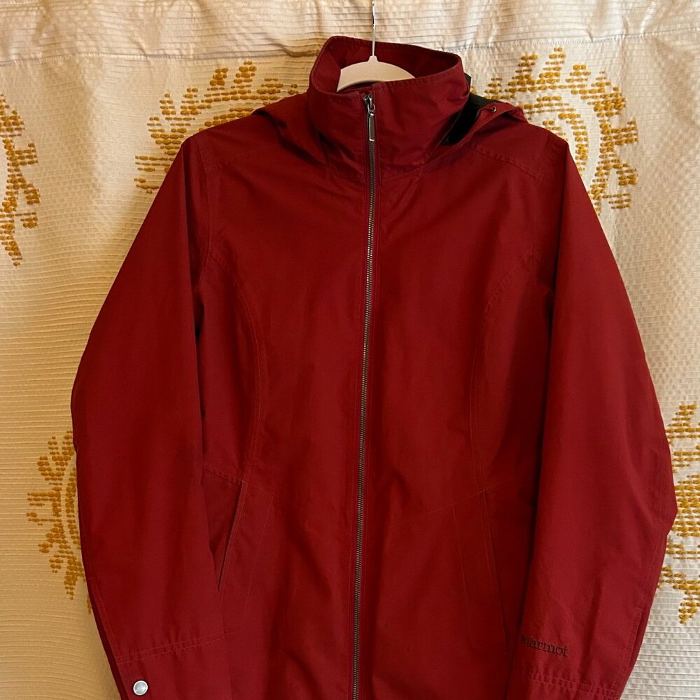 Women's Marmot Adjustable Hood Rain Coat